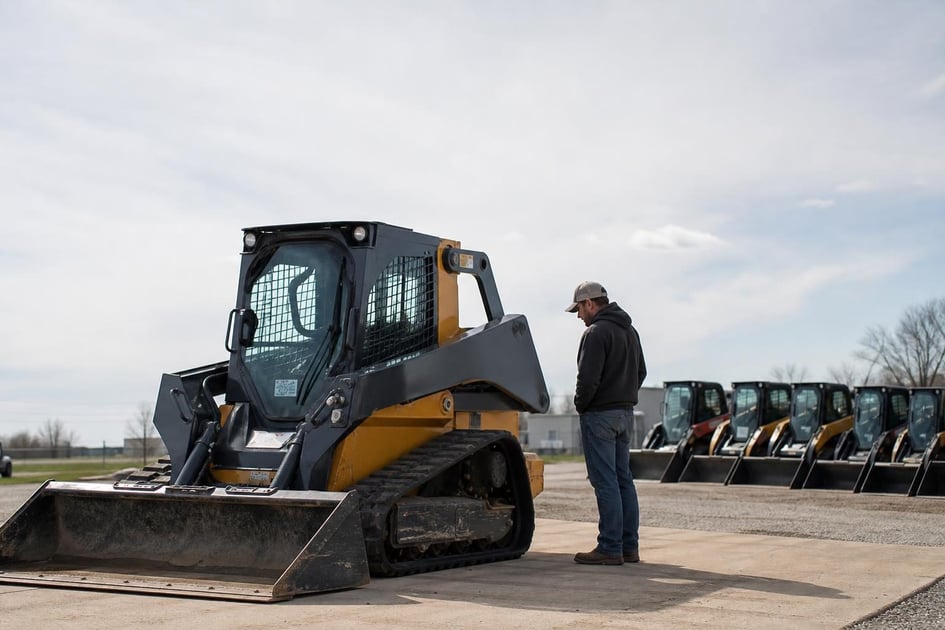 Heavy equipment at a commercial worksite, illustrating equipment financing in missouri: rates, terms and how to qualify