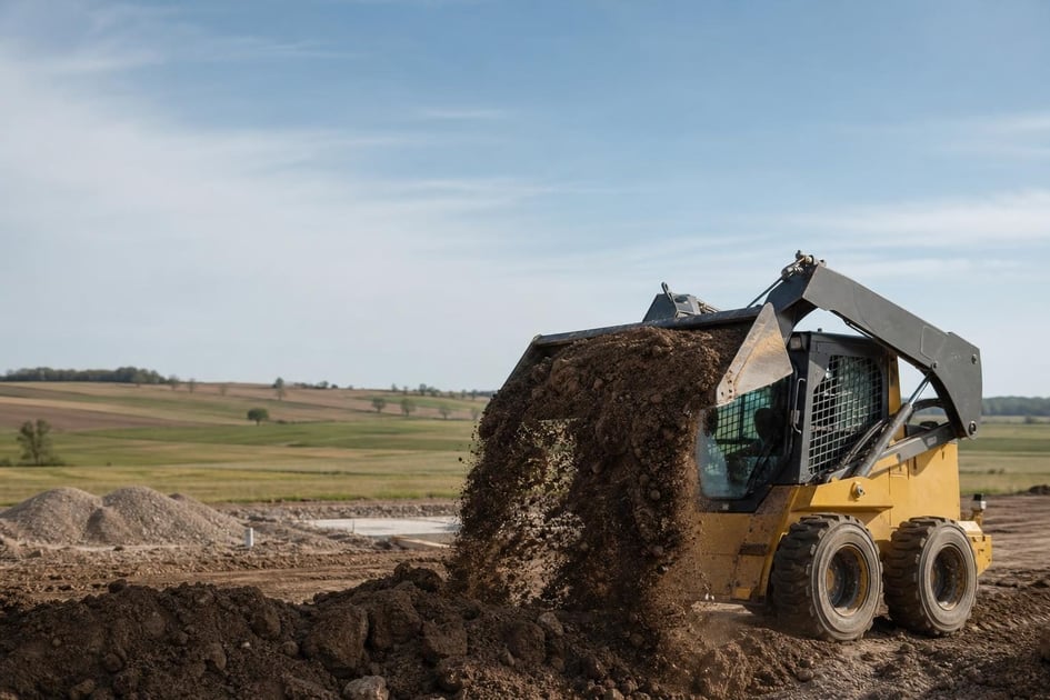 Nebraska construction equipment at a commercial worksite, illustrating equipment financing in nebraska: rates, terms and how to qualify