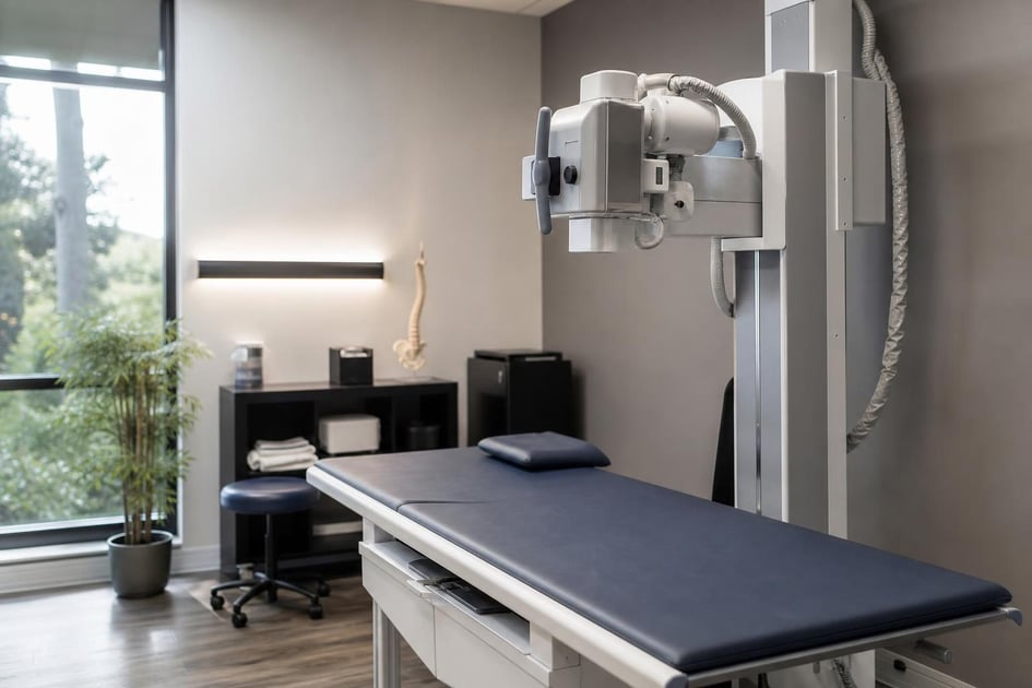 X-ray machine at a commercial worksite, illustrating x ray machine financing bad credit: what to expect