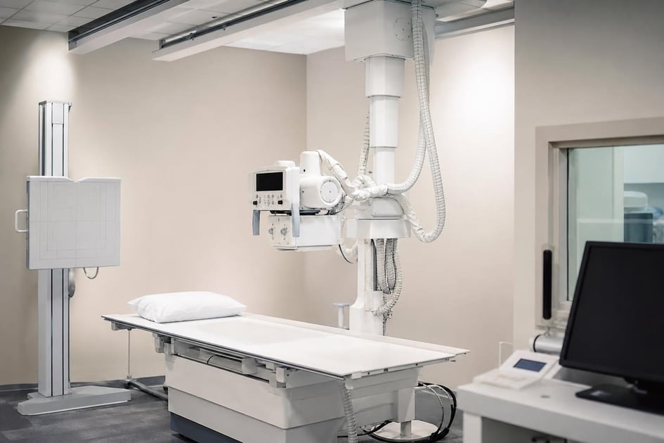 X-ray machine at a commercial worksite, illustrating x ray machine financing no money down: what to expect