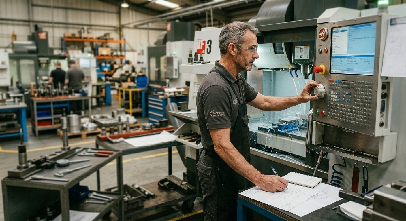 Equipment financing - CNC machine operator